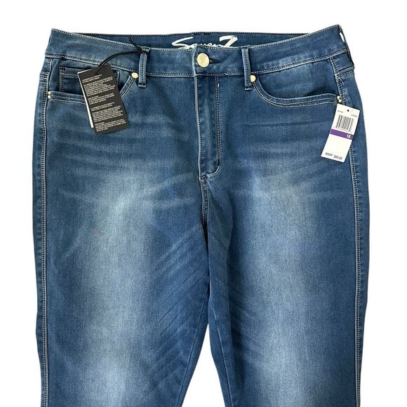 NEW Seven7 Seven Jeans Women's Size 16 Skinny High Rise Ankle Jeans Stretch - Picture 2 of 9